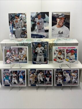 Aaron Judge solo/combo cards Yankees Lot of 9